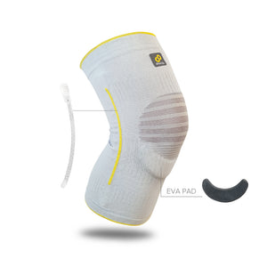 NEW ! ! BRACOO KE60 Knee Airy Sleeve Breathable & Stabilizer w/ Ergo Cushion Pad