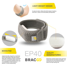 Load image into Gallery viewer, BRACOO EP40 Tennis Elbow Fulcrum Wrap Easyfit with Cushion Pad
