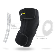 Load image into Gallery viewer, BRACOO KB30 Knee Fulcrum Wrap Dual Splints Stabilizer with Fixation Pad
