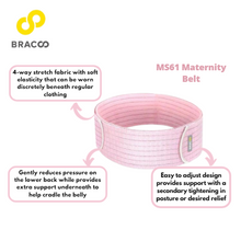 Load image into Gallery viewer, BRACOO MS61 Maternity Belt Fulcrum Wrap Easy Fit &amp; Soft
