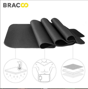 BRACOO SE22 Waist Trimmer Wrap Comfort Fit Trimmer